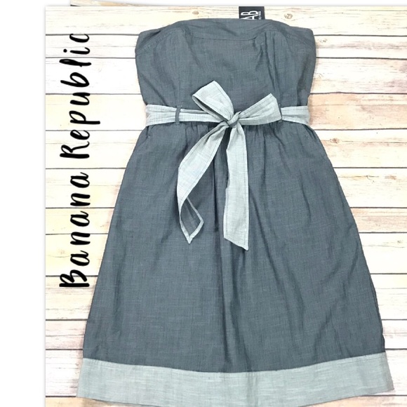 Banana Republic Dresses & Skirts - Banana republic chambray sleeveless dress